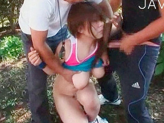 Getting' mashed by her dudes, the busty and sporty Japanese bombshell gets down and dirty with the hottest XXX action straight from Tokyo Nippon!