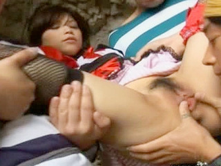 Hotaru Akane gets pounded by buoyant pirates in Tokyo Bay