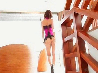 Tokyo babe with XXX nipple show and horny fuck toys in Tokyo XXX show