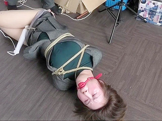 Japanese BDSM Porn - Nippen XXX - Bound Asian Office Lady with Big Tits and Dildos